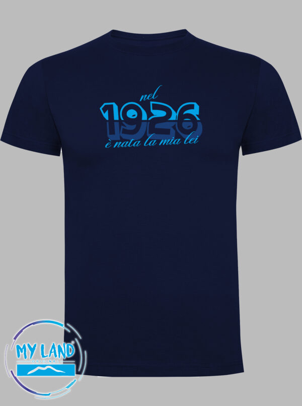 t-shirt blu navy la mia lei 1926 - mylandoriginal