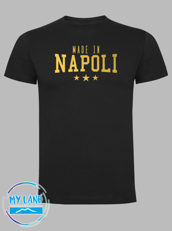 t-shirt oro made in napoli - mylandoriginal