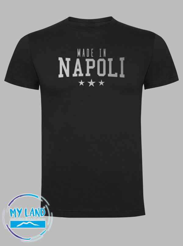 t-shirt argento made in napoli - mylandoriginal