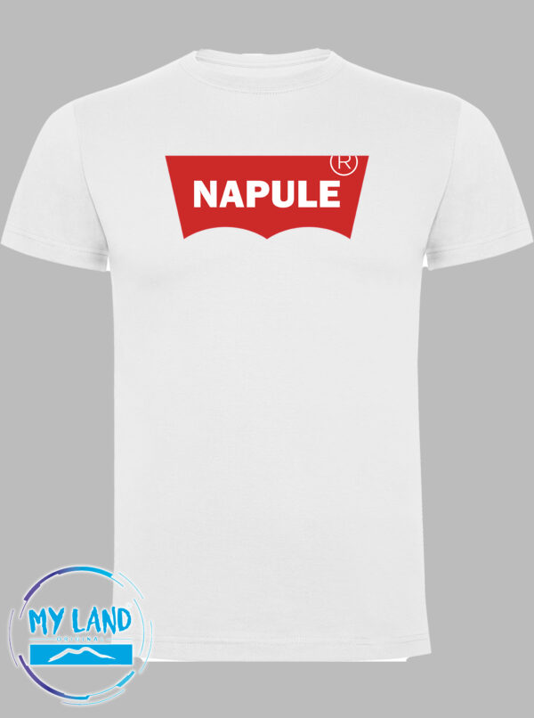 t-shirt bianca napule - mylandoriginal