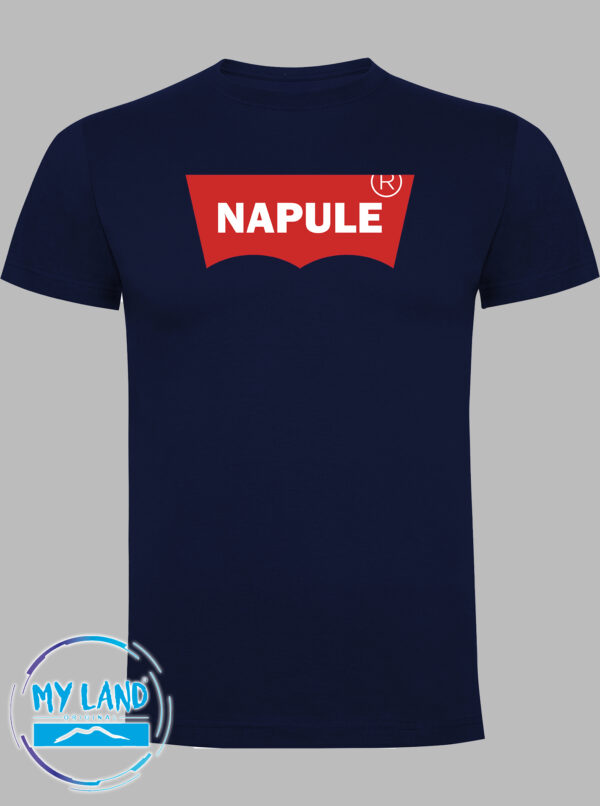 t-shirt blu navy napule - mylandoriginal