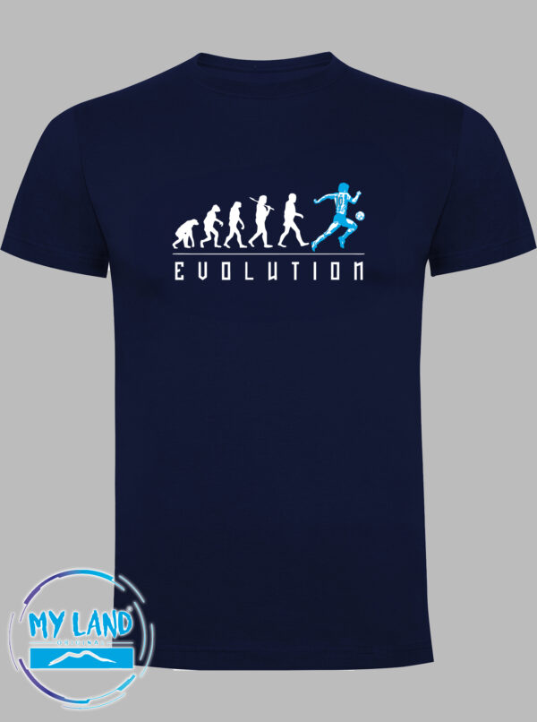 t-shirt blu navy evolution - mylandoriginal