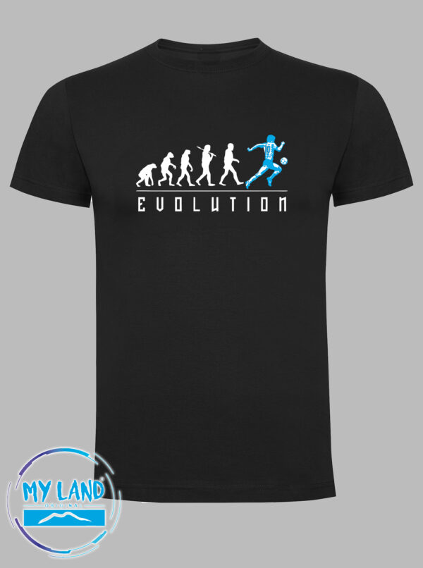 t-shirt nera evolution - mylandoriginal