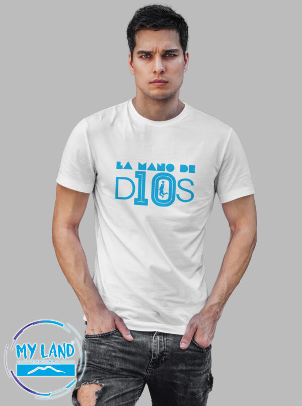 t-shirt la mano de d10s - mylandoriginal