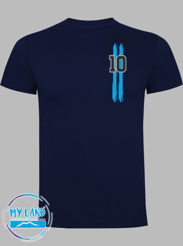 t-shirt blu navy el rayo de d10s - mylandoriginal