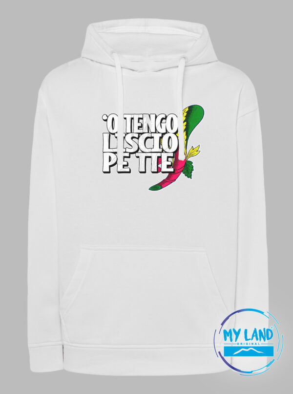 fl-citt-de02 - felpa con cappuccio bianco - asso di bastoni