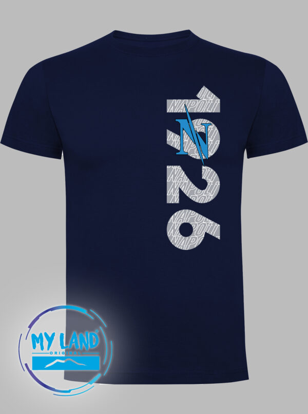 t-shirt blu navy - looked - mylandoriginal