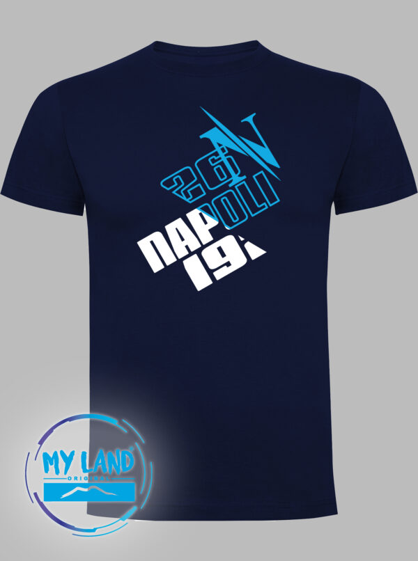 t-shirt blu navy - metaverso - mylandoriginal