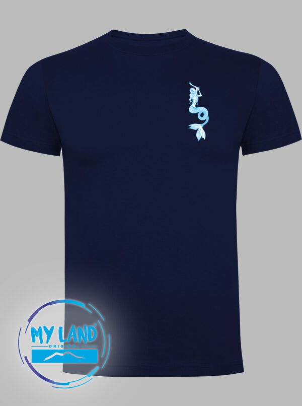 t-shirt blu navy fronte - spaccanapoli - mylandoriginal