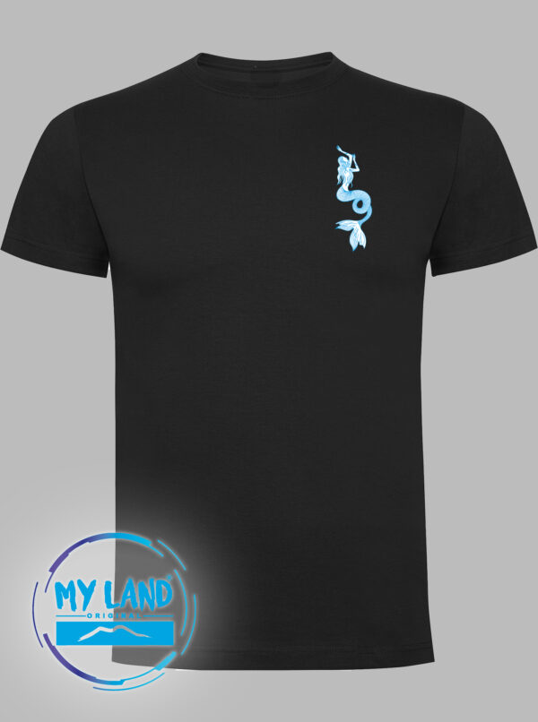t-shirt nera fronte - spaccanapoli - mylandoriginal