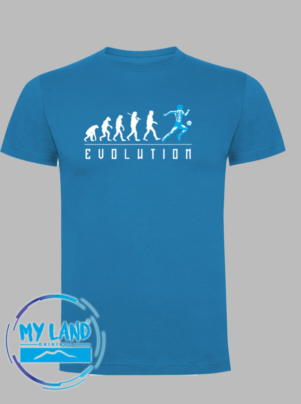 t-shirt azzurra evolution - mylandoriginal