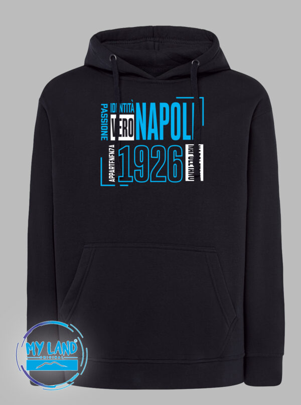 Felpa blu con cappuccio MANIFESTO - mylandoriginal