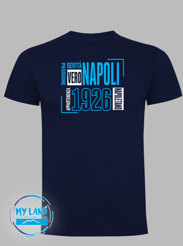 T-shirt blu - MANIFESTO - mylandoriginal