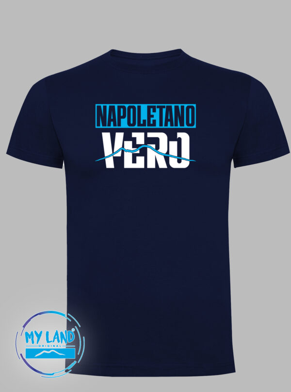 t-shirt blu - napoletano vero - mylandoriginal