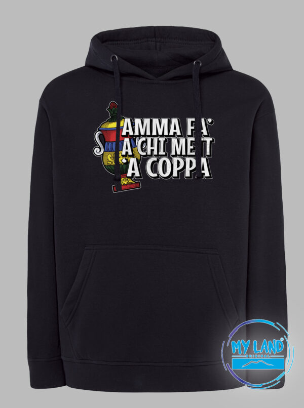 fl-citt-de03 - felpa con cappuccio blu - asso di coppe