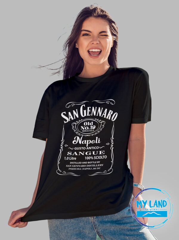 t-shirt - SAN GENNARO stile Jack Daniel's