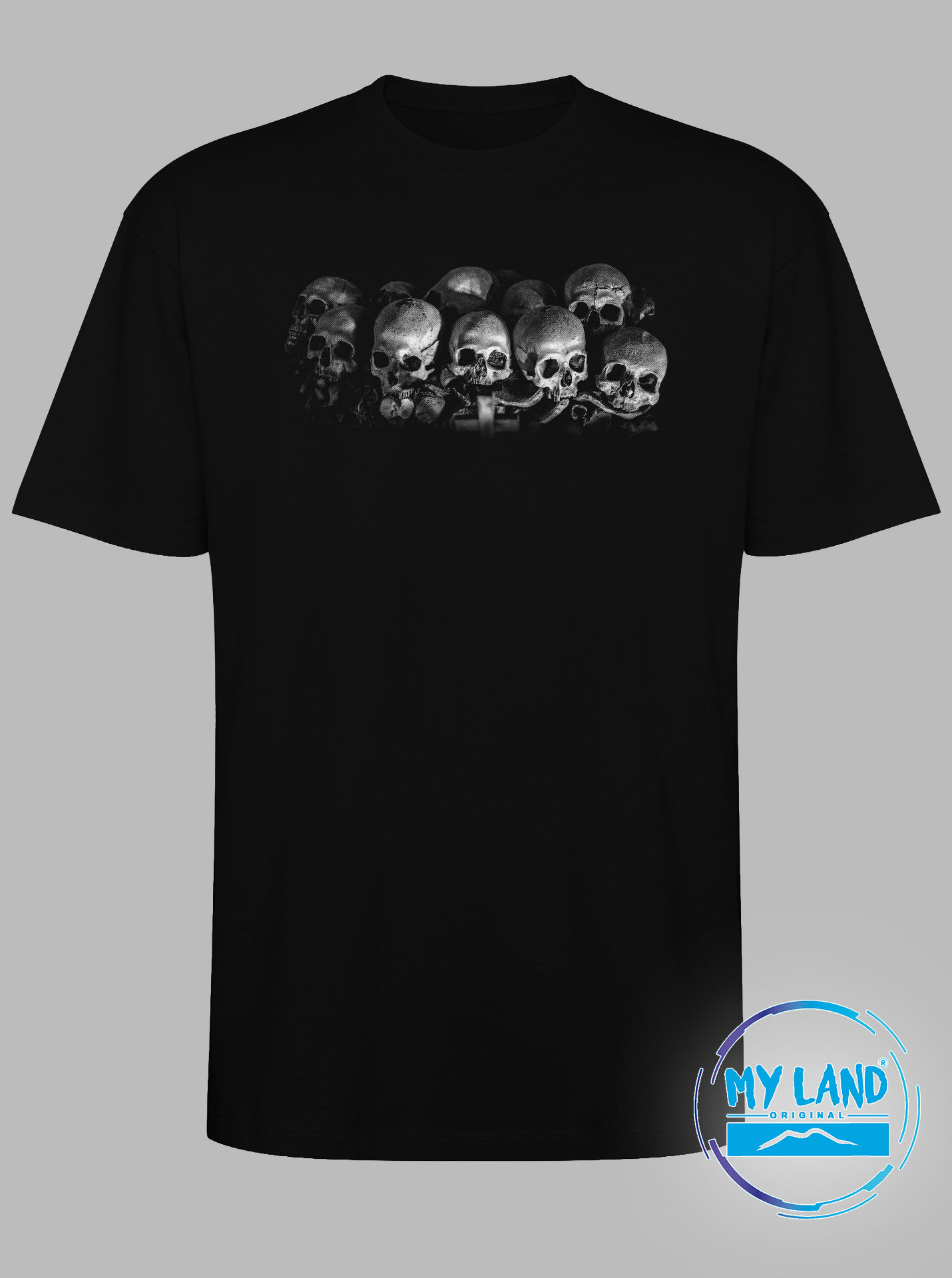 T-Shirt Oversize: SKULLS - MY LAND ORIGINAL T-Shirt Oversize: SKULLS - immagine 2